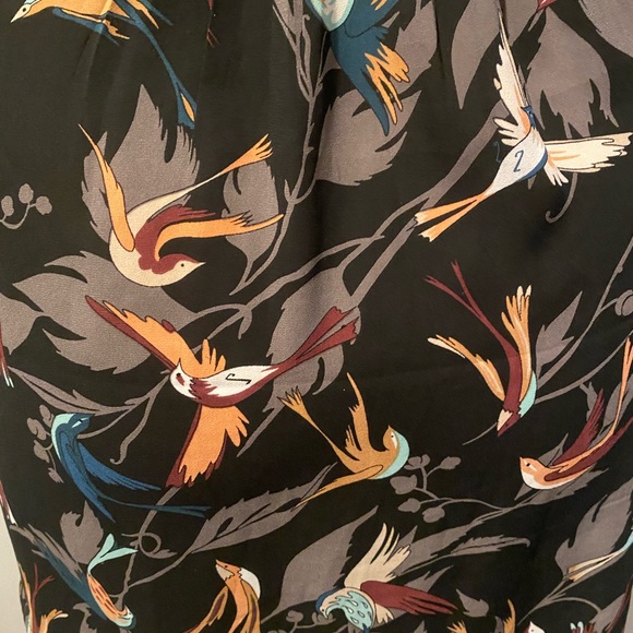 Melissa McCarthy for Seven7 Pintuck Blouse with Bird print - Picture 3 of 4